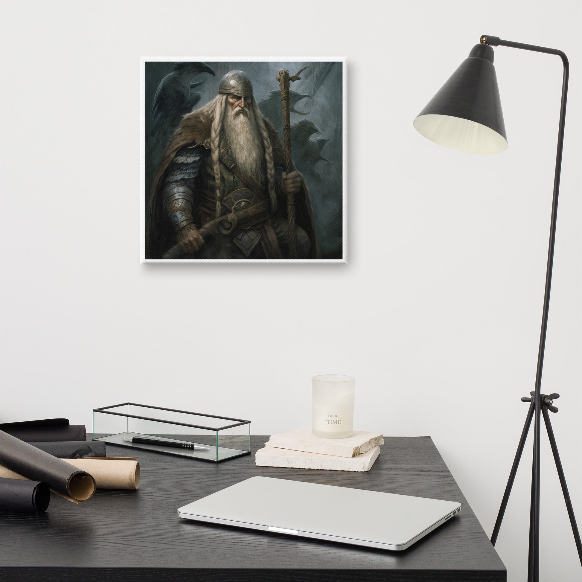 Odin Wall Canvas | Witches and Warlocks