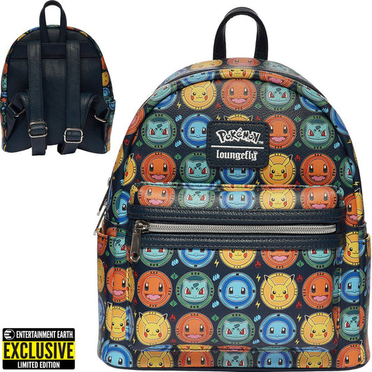 Loungefly - Pokémon Kanto Starter Mini-Backpack