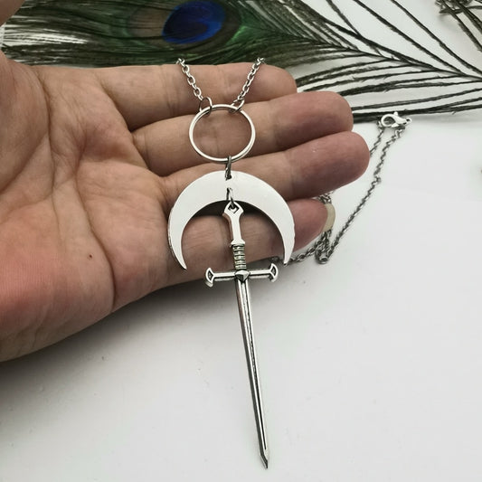 Moon Sword Necklace